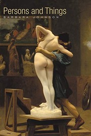 Cover of Persons and Things by Barbara Johnson