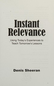 Cover of Instant Relevance by Denis Sheeran
