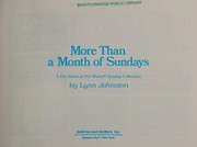 Cover of More Than a Month of Sundays by Lynn Franks Johnston