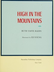 Cover of High in the mountains by Ruth Yaffe Radin