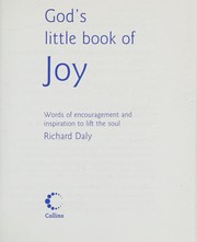 Front cover of God's little book of joy by Richard Daly