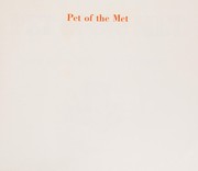 Front cover of Pet of the Met by Lydia Freeman