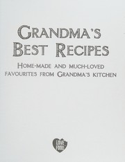 Front cover of Grandma's Best Recipes by Fiona Biggs