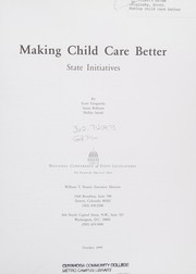 Cover of Making child care better by Scott Groginsky