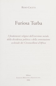 Cover of Furiosa turba by Remo Cacitti