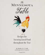 Cover of The Minnesota table by Shelley N. C. Holl