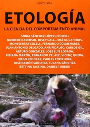 Front cover of Etología by Fernando Peláez del Hierro