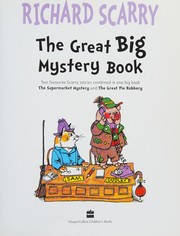 Front cover of Great Big Mystery Book by Richard Scarry