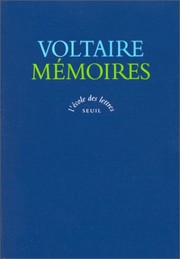 Cover of Mémoires by Voltaire