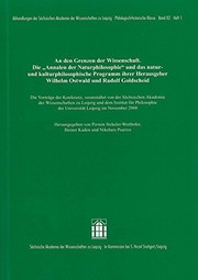 Front cover of An den Grenzen der Wissenschaft by Pirmin Stekeler-Weithofer