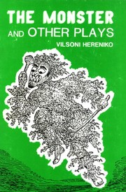 Cover of The monster & other plays by Vilsoni Hereniko