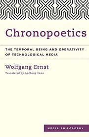 Cover of Chronopoetics by Anthony Enns