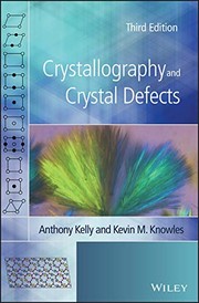 Cover of Crystallography and Crystal Defects by Kevin M. Knowles