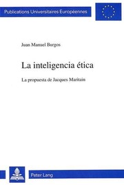 Cover of La inteligencia ética by Juan Manuel Burgos