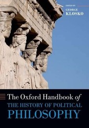 Cover of The Oxford handbook of the history of political philosophy by George Klosko