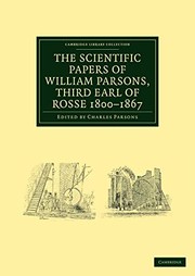 Front cover of Scientific Papers of William Parsons, Third Earl of Rosse 1800-1867 by William Parsons