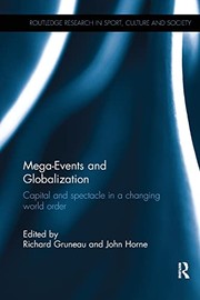 Cover of Mega Events and Globalization by Richard Gruneau