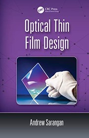 Front cover of Optical Thin Film Design by Andrew Sarangan