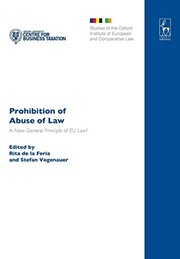 Front cover of Prohibition of abuse of law by Rita de La Feria