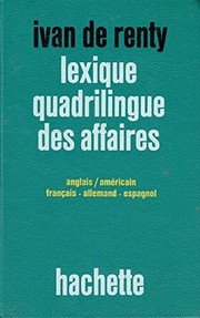 Cover of Lexique quadrilingue des affaires by Ivan de Renty