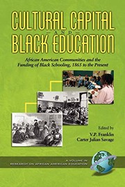 Front cover of Cultural capital and Black education by V. P. Franklin
