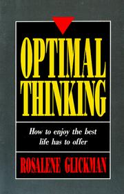 Cover of Optimal Thinking by Rosalene Glickman
