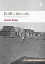 Cover of Building Apartheid by Nicholas Coetzer