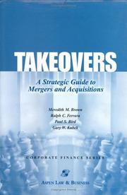 Cover of Takeovers by Meredith M. Brown