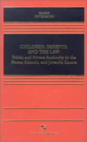 Cover of Children, parents, and the law by Leslie J. Harris