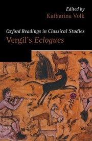 Cover of Vergil's Eclogues by Katharina Volk