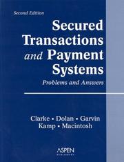Cover of Secured transactions and payment systems by John F. Dolan