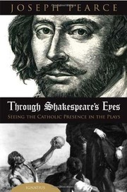 Cover of Through Shakespeare's eyes by Pearce, Joseph