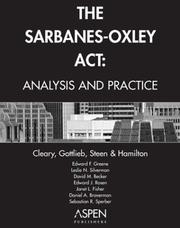 Front cover of The Sarbanes-Oxley Act by Edward F. Greene