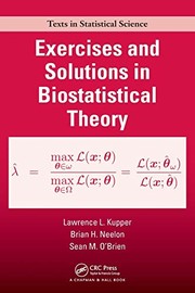 Front cover of Exercises and solutions in biostatistical theory by Lawrence L. Kupper