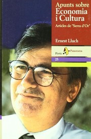 Cover of Apunts sobre economia i cultura by Ernest Lluch