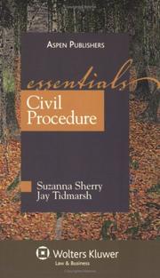 Cover of Civil procedure by Suzanna Sherry