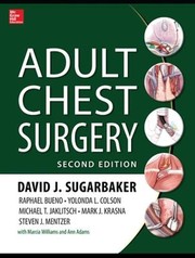 Front cover of Adult Chest Surgery by David J. Sugarbaker