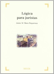 Front cover of Lógica para juristas by Jaime M. Mans Puigarnau
