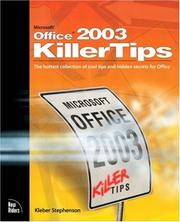 Cover of Microsoft Office 2003 killertips by Kleber Stephenson
