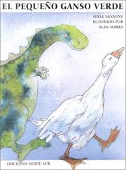 Cover of El pequeño ganso verde by Adele Sansone