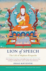 Front cover of Lion of Speech by Dilgo Khyentse