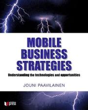 Front cover of Mobile Business Strategies by Jouni Paavilainen