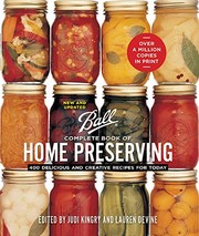 Front cover of Complete book of home preserving by Judi Kingry