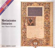 Cover of Movimientos literarios by José María Valverde