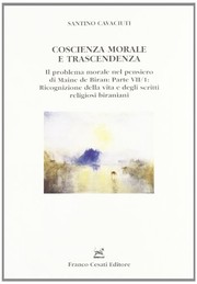 Front cover of Coscienza morale e trascendenza by Santino Cavaciuti