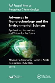 Cover of Advances in Nanotechnology and the Environmental Sciences by Alexander V. Vakhrushev