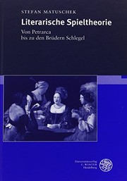 Cover of Literarische Spieltheorie by Stefan Matuschek
