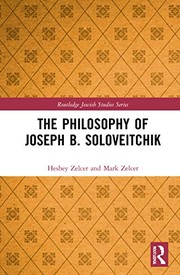 Front cover of Philosophy of Joseph B. Soloveitchik by Heshey Zelcer