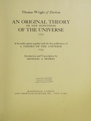 Front cover of An Original Theory or New Hypothesis of the Universe 1750 by Thomas Wright of Durham