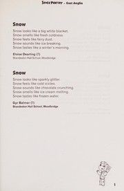 Front cover of Sense Poetry - East Anglia by Unknown